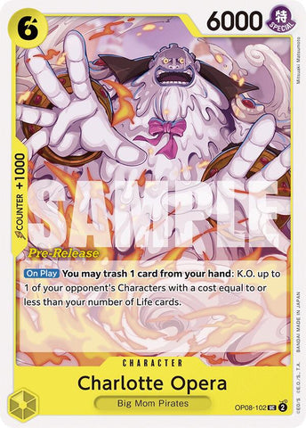 Charlotte Opera [Two Legends Pre-Release Cards] Bandai