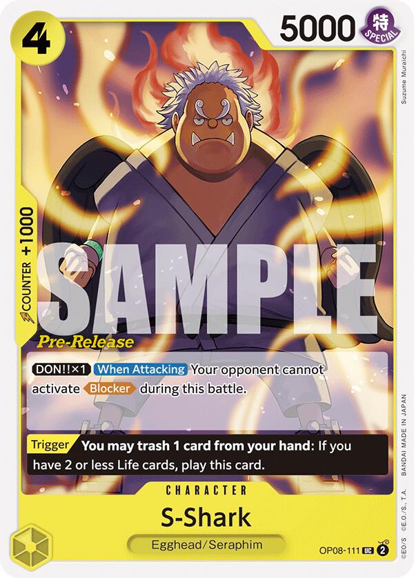 S-Shark [Two Legends Pre-Release Cards] Bandai
