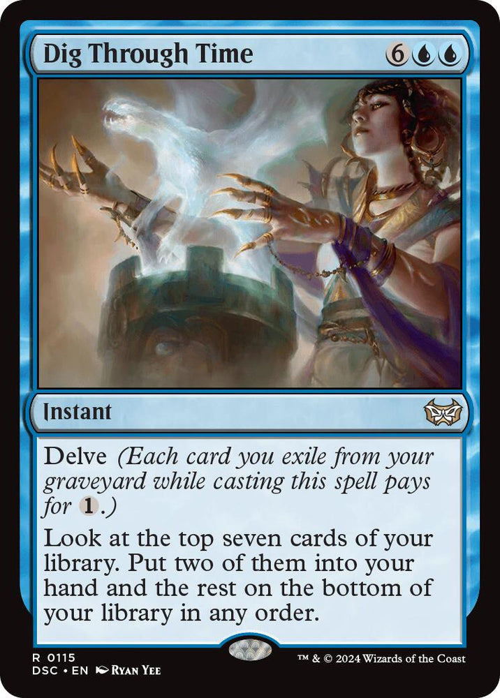 Dig Through Time [Duskmourn: House of Horror Commander] Magic: The Gathering