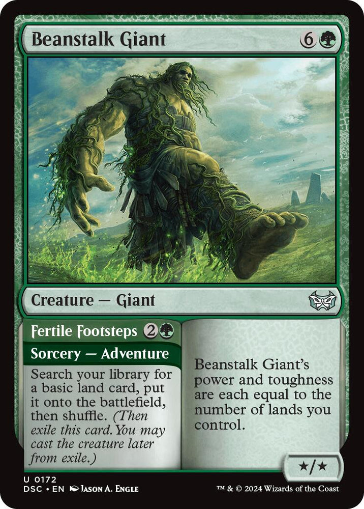 Beanstalk Giant [Duskmourn: House of Horror Commander] Magic: The Gathering