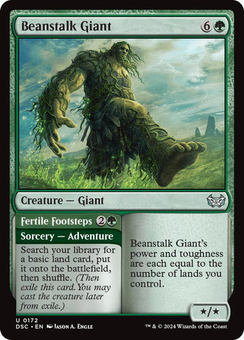 Beanstalk Giant [Duskmourn: House of Horror Commander] Magic: The Gathering