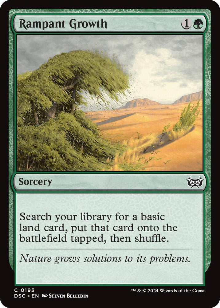 Rampant Growth [Duskmourn: House of Horror Commander] Magic: The Gathering