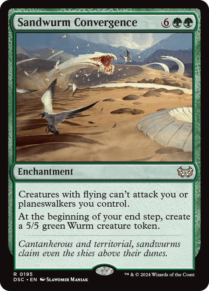 Sandwurm Convergence [Duskmourn: House of Horror Commander] Magic: The Gathering