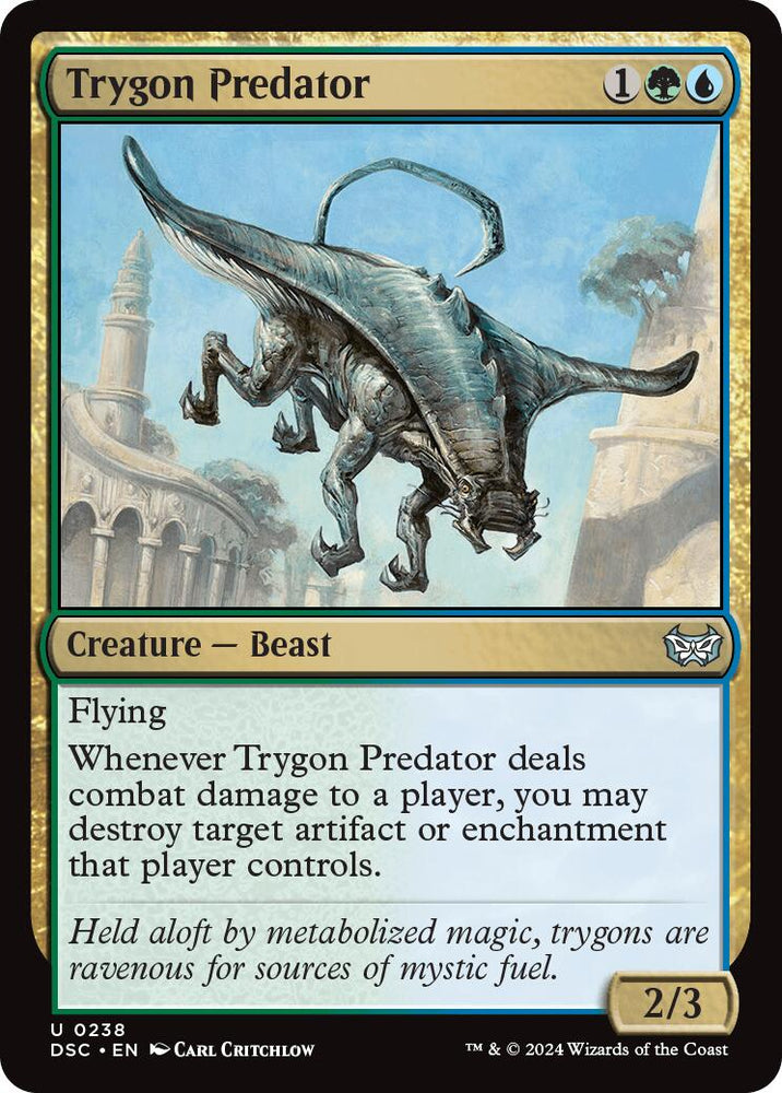 Trygon Predator [Duskmourn: House of Horror Commander] Magic: The Gathering