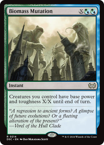 Biomass Mutation [Duskmourn: House of Horror Commander] Magic: The Gathering