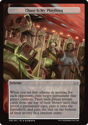 Chaos is My Plaything (Full Art) [Duskmourn: Archenemy] Magic: The Gathering