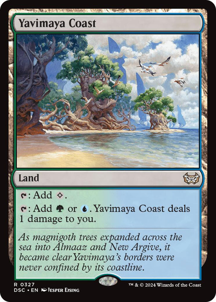 Yavimaya Coast [Duskmourn: House of Horror Commander] Magic: The Gathering