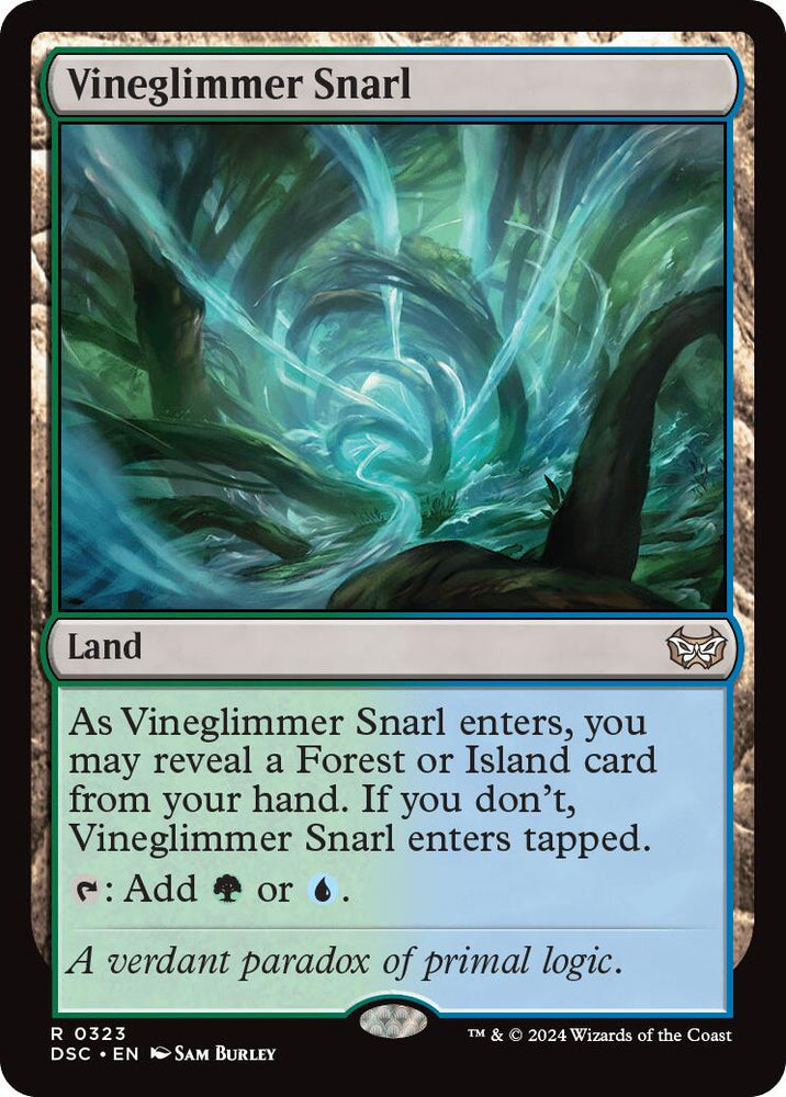 Vineglimmer Snarl [Duskmourn: House of Horror Commander] Magic: The Gathering