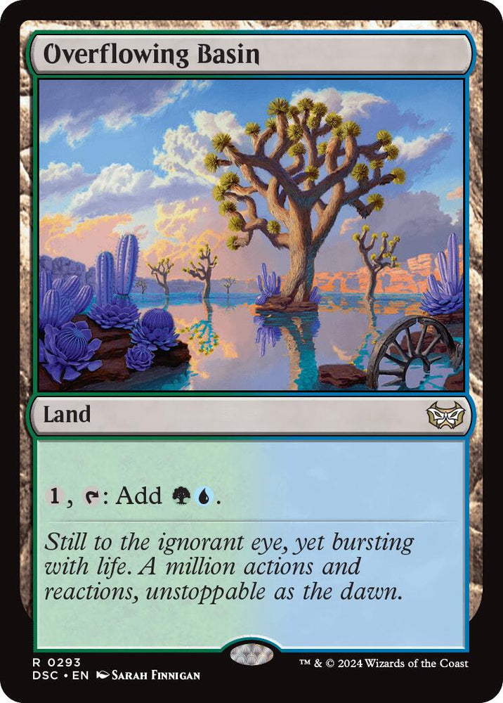 Overflowing Basin [Duskmourn: House of Horror Commander] Magic: The Gathering