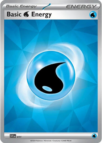 Basic Water Energy (011)(Holo) [Scarlet & Violet: Stellar Crown] Pokémon