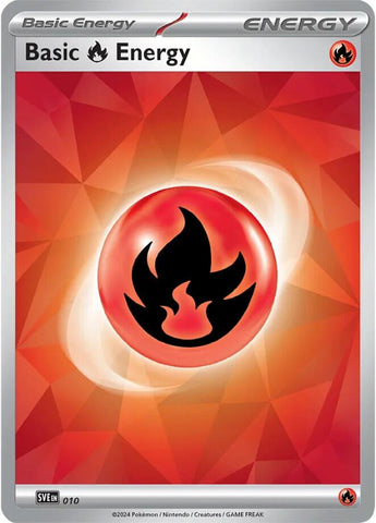 Basic Fire Energy (010)(Holo) [Scarlet & Violet: Stellar Crown] Pokémon