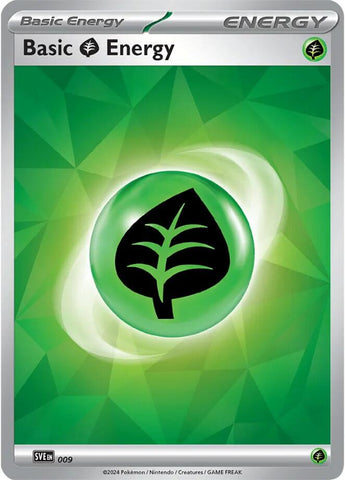 Basic Grass Energy (009)(Holo) [Scarlet & Violet: Stellar Crown] Pokémon