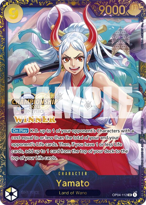 Yamato (Championship 2024 Finals Winner) [One Piece Promotion Cards] Bandai
