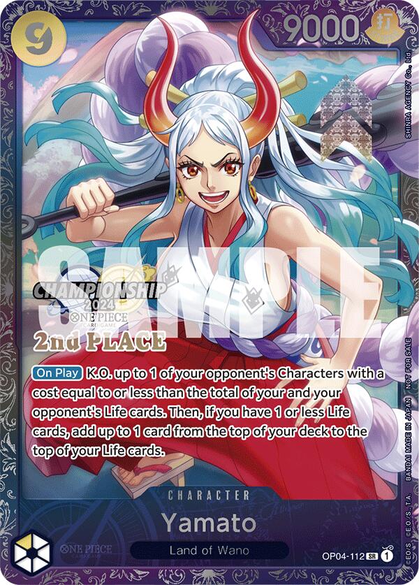 Yamato (Championship 2024 Finals 2nd Place) [One Piece Promotion Cards] Bandai