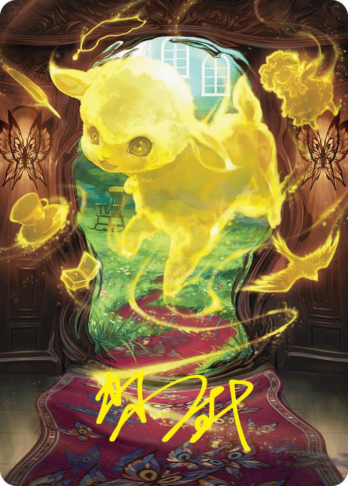 Enduring Innocence Art Card (Gold-Stamped Signature) [Duskmourn: House of Horror Art Series] Magic: The Gathering