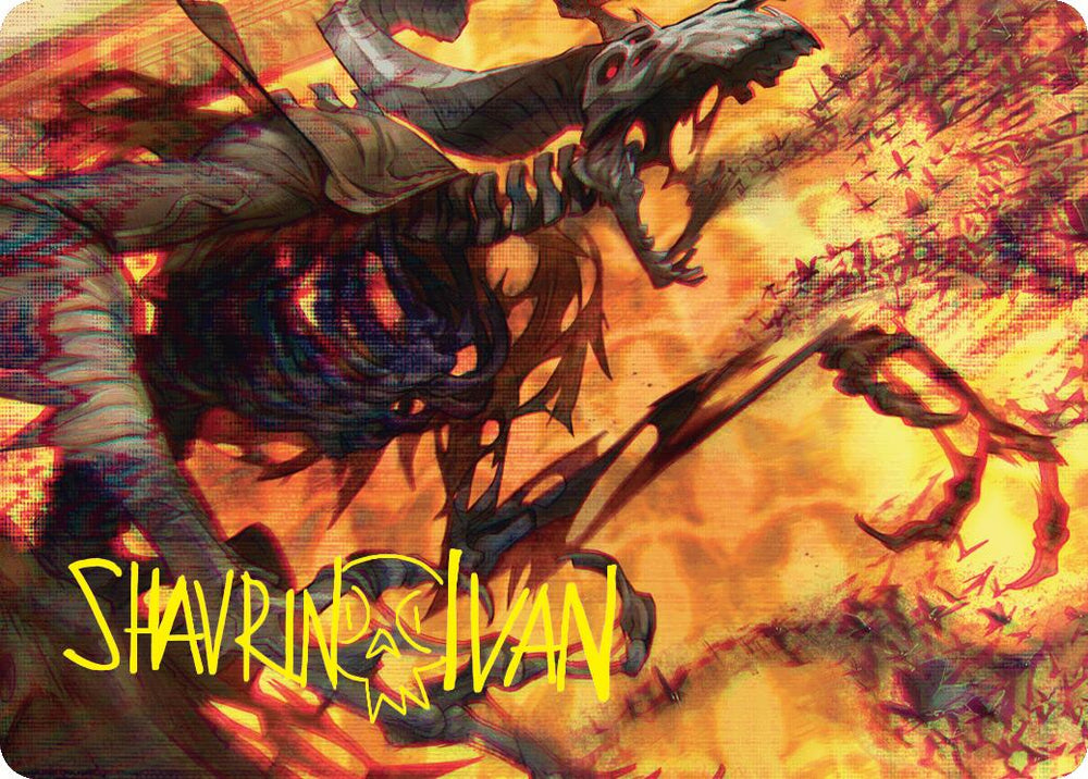 Unwanted Remake Art Card (Gold-Stamped Signature) [Duskmourn: House of Horror Art Series] Magic: The Gathering