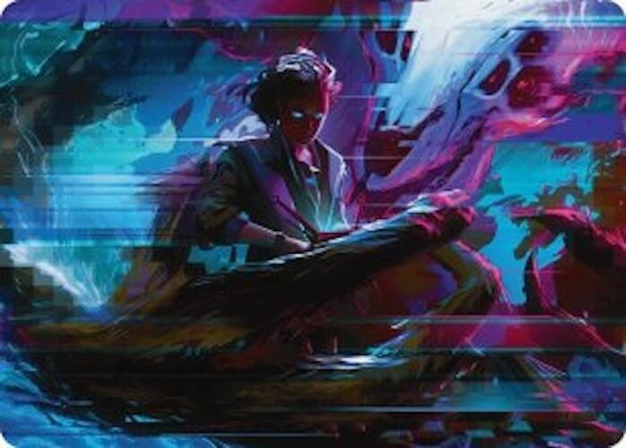 Demonic Counsel Art Card (32/54) [Duskmourn: House of Horror Art Series] Magic: The Gathering