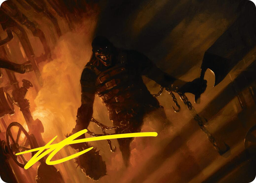 Boilerbilges Ripper Art Card (Gold-Stamped Signature) [Duskmourn: House of Horror Art Series] Magic: The Gathering