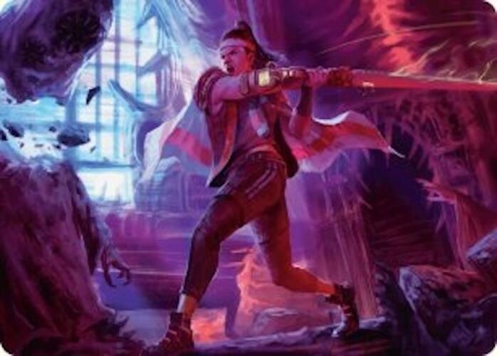 Diversion Specialist Art Card [Duskmourn: House of Horror Art Series] Magic: The Gathering
