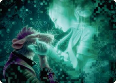 Cathartic Parting Art Card [Duskmourn: House of Horror Art Series] Magic: The Gathering