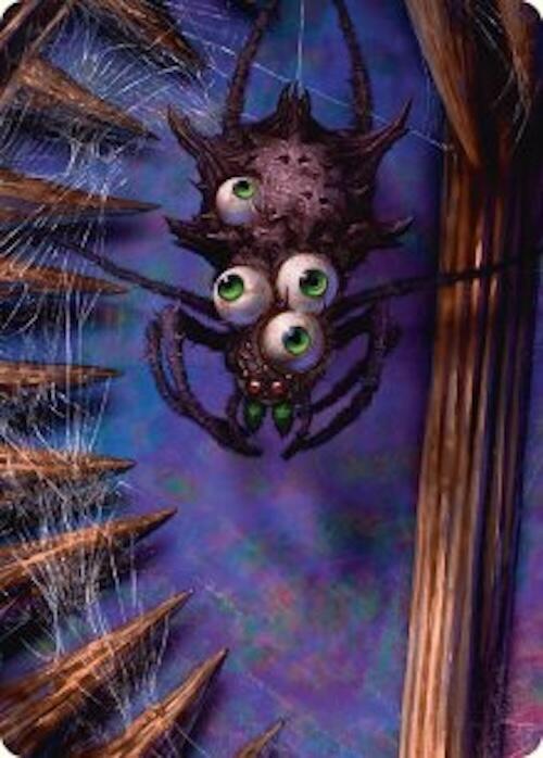 Spider Art Card [Duskmourn: House of Horror Art Series] Magic: The Gathering