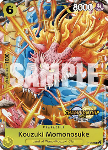 Kouzuki Momonosuke (CS 2024 Event Pack) [One Piece Promotion Cards] Bandai