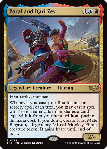 Baral and Kari Zev [Tarkir: Dragonstorm Commander] Magic: The Gathering