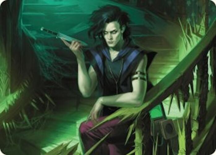 Winter, Misanthropic Guide Art Card [Duskmourn: House of Horror Art Series] Magic: The Gathering