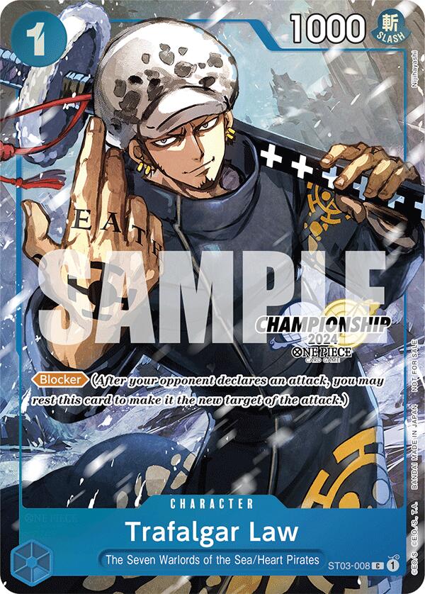 Trafalgar Law (ST03-008) (CS 2024 Event Pack Finalist) [One Piece Promotion Cards] Bandai