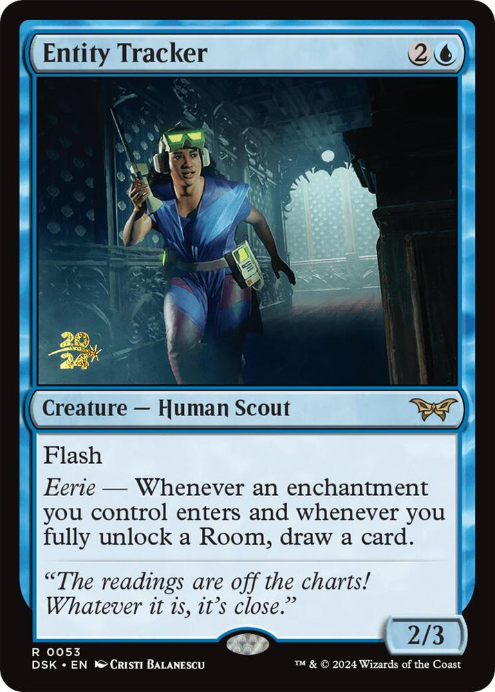 Entity Tracker (0053) [Duskmourn: House of Horror Prerelease Promos] Magic: The Gathering