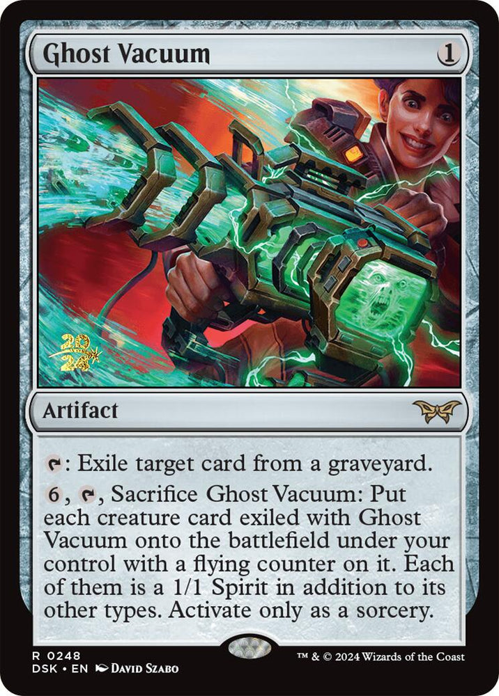 Ghost Vacuum [Duskmourn: House of Horror Prerelease Promos] Magic: The Gathering