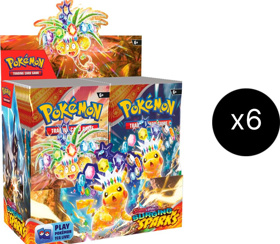 Scarlet & Violet: Surging Sparks - Booster Box Case Pokémon