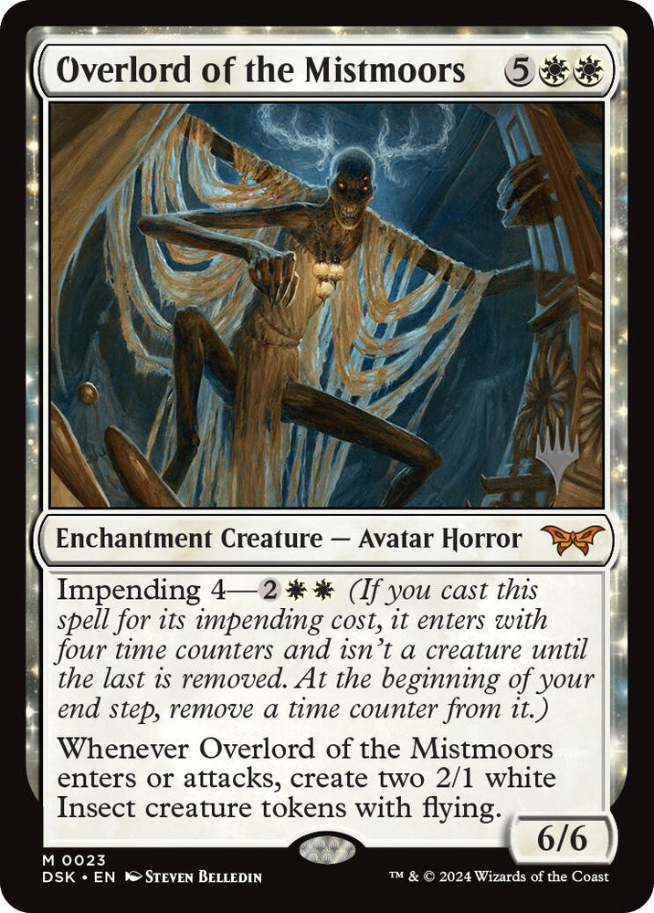 Overlord of the Mistmoors (Promo Pack) [Duskmourn: House of Horror Promos] Magic: The Gathering
