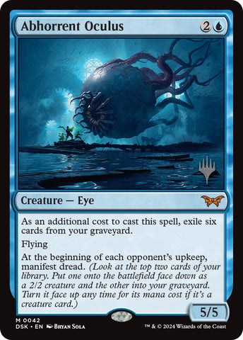 Abhorrent Oculus (Promo Pack) [Duskmourn: House of Horror Promos] Magic: The Gathering