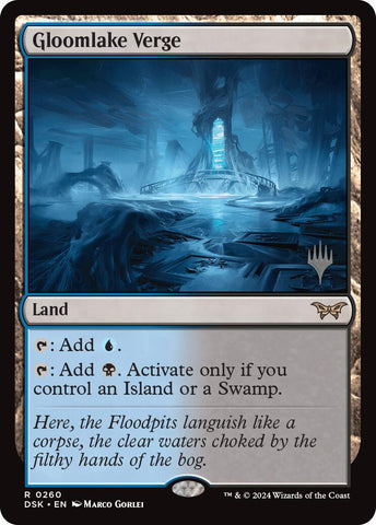 Gloomlake Verge (Promo Pack) [Duskmourn: House of Horror Promos] Magic: The Gathering