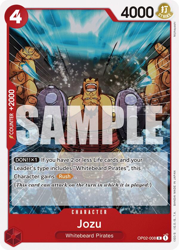 Jozu [Starter Deck: Red Edward.Newgate] Bandai