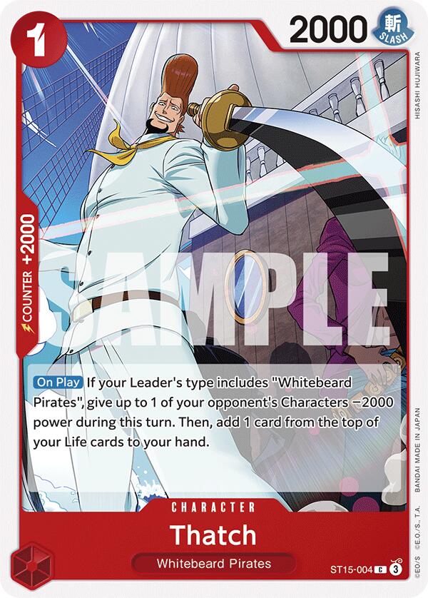 Thatch [Starter Deck: Red Edward.Newgate] Bandai