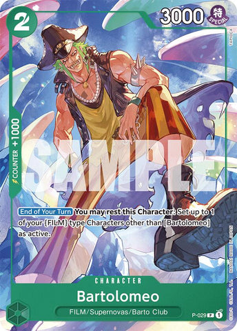 Bartolomeo [Starter Deck: GREEN Uta] Bandai