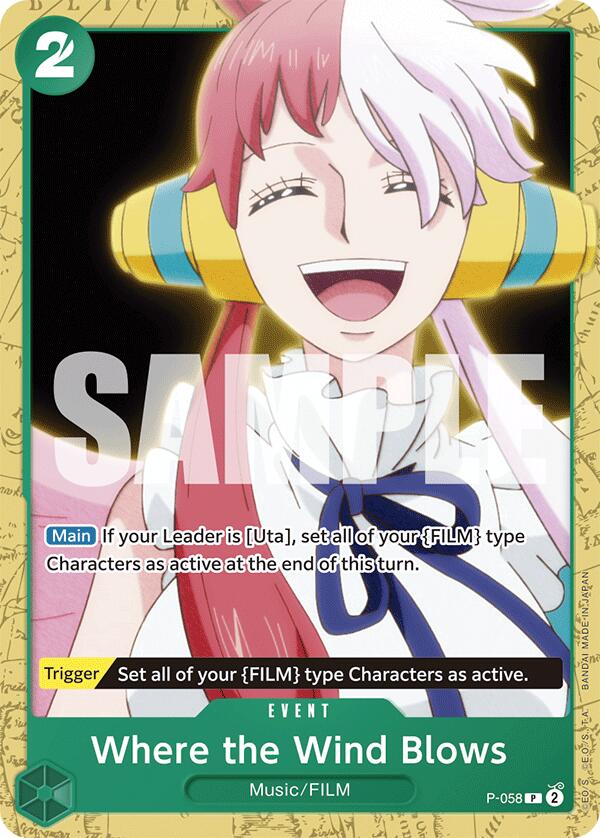 Where the Wind Blows [Starter Deck: GREEN Uta] Bandai