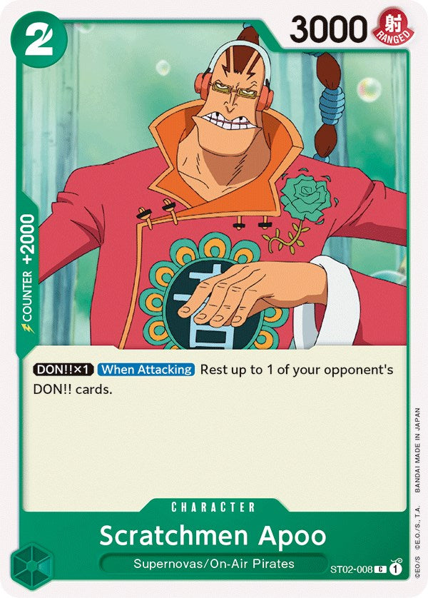 Scratchmen Apoo [Starter Deck: Worst Generation] Bandai