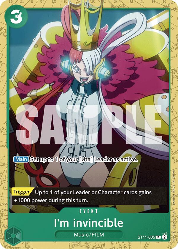 I'm invincible [Starter Deck: GREEN Uta] Bandai