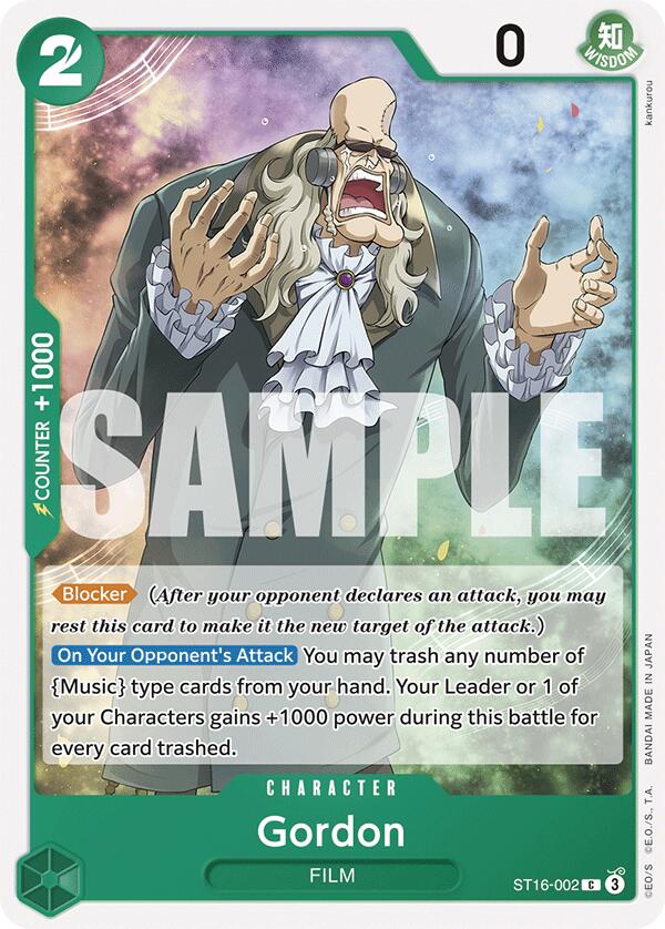 Gordon [Starter Deck: GREEN Uta] Bandai