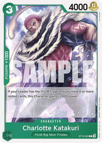 Charlotte Katakuri [Starter Deck: GREEN Uta] Bandai