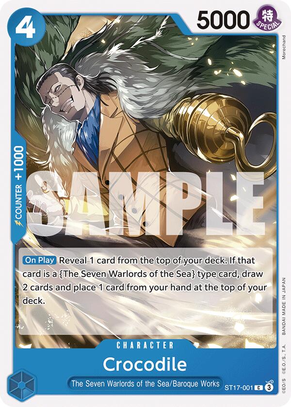 Crocodile [Starter Deck: Blue Donquixote Doflamingo] Bandai