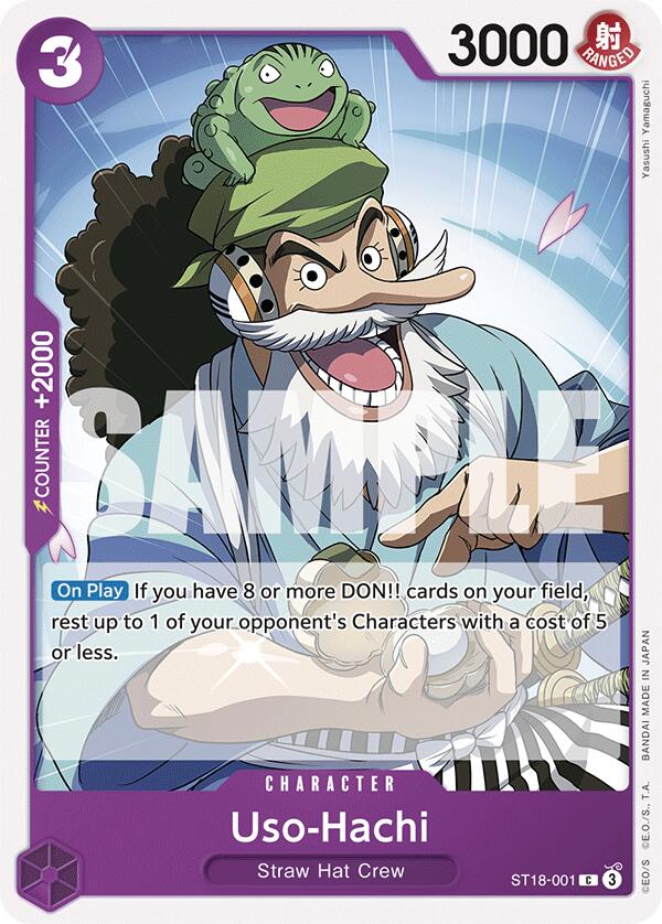 Uso-Hachi [Starter Deck: PURPLE Monkey.D.Luffy] Bandai