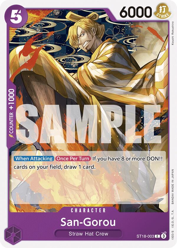 San-Gorou [Starter Deck: PURPLE Monkey.D.Luffy] Bandai