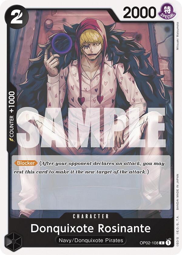 Donquixote Rosinante [Starter Deck: Black Smoker] Bandai