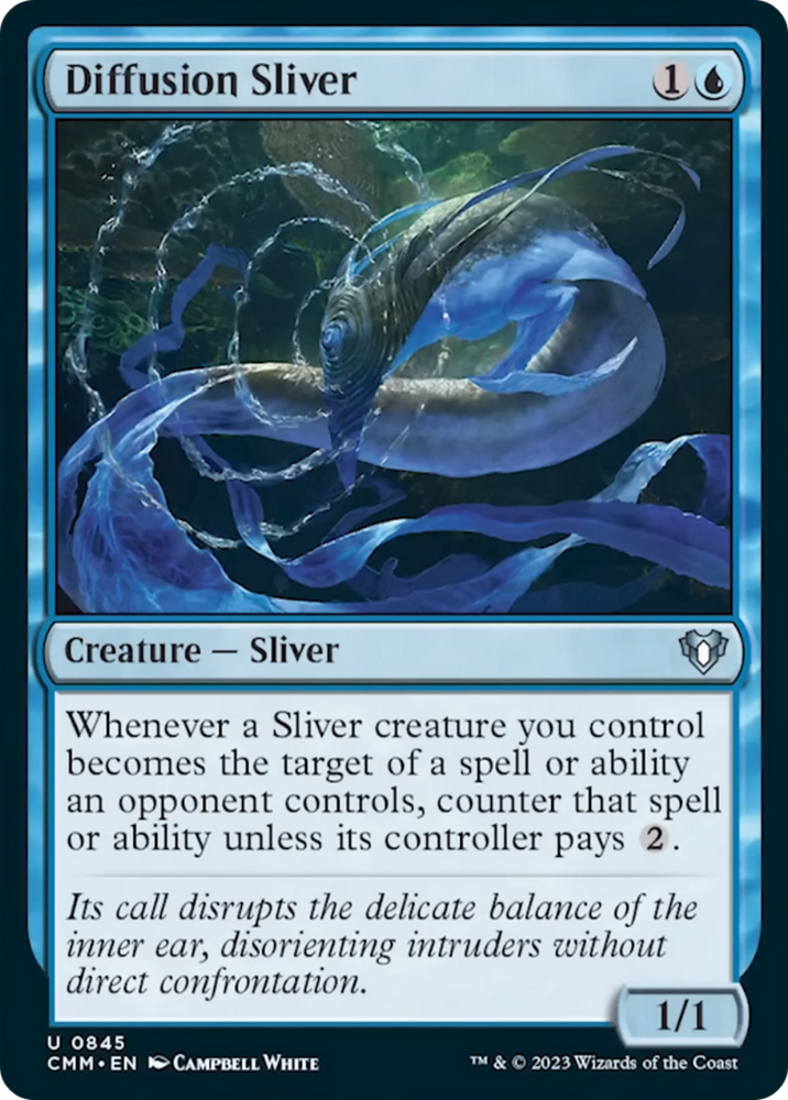 Diffusion Sliver [Commander Masters] Magic: The Gathering