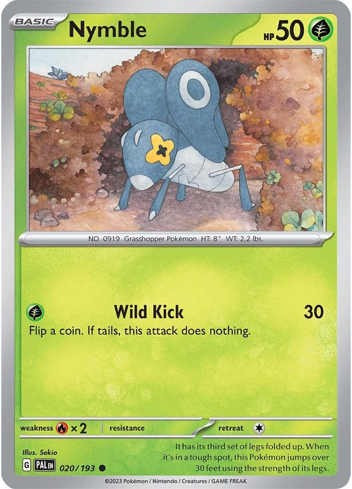 Nymble (020/193) [Scarlet & Violet: Paldea Evolved] Pokémon