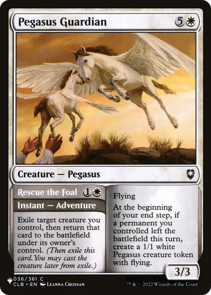 Pegasus Guardian [The List] Magic: The Gathering